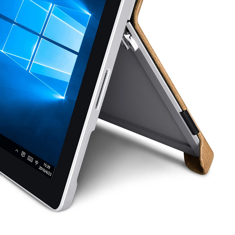 Чехол-подставка для microsoft Surface Pro 5, совместимый с Surface Pro 4, чехол-накладка из натуральной кожи для Surface Pro 4