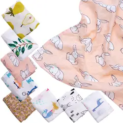 Мульти-функциональный из муслина для новорожденных детские пеленки одеяло мягкие нагрудники в виде банданы для новорожденного бамбуковые