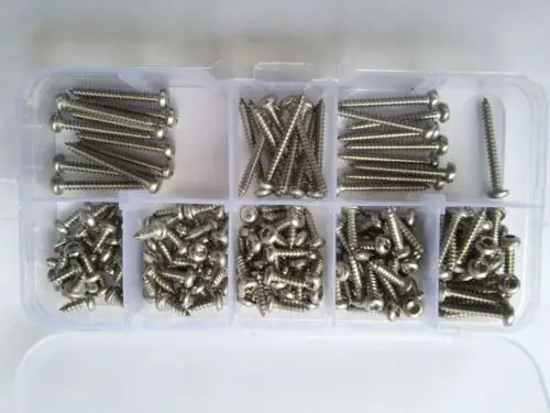 105 шт нержавеющая сталь M3 Torx T & TX круглая головка саморезы болт Ассорти Бесплатная