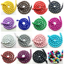 4 6 8 10 мм стеклянные круглые свободные бусины DIY браслет серьги Подвески ожерелье бусы для изготовления ювелирных изделий