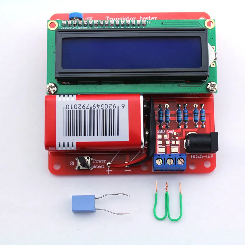 5,5-12 В M168 ATmega168 Диод Триод конденсатор емкости ESR индуктивность резистор измеритель транзистора тестер NPN PNP Mosfet DIY Kit