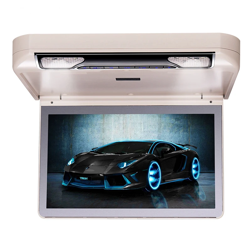 Автомобильный DVD с портом HDMI/USB/SD встроенный ИК/fm-передатчик беспроводные игры 13,3 дюймов откидной экран на крышу автомобиля MP5 монитор в автомобиле