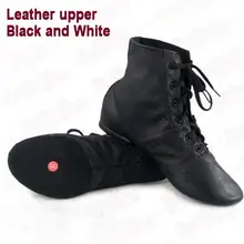 Новинка; женская кожаная обувь для джазовых танцев; ботинки на шнуровке для взрослых женщин; обувь для занятий йогой; мягкий и весовой светильник; Джазовые ботинки