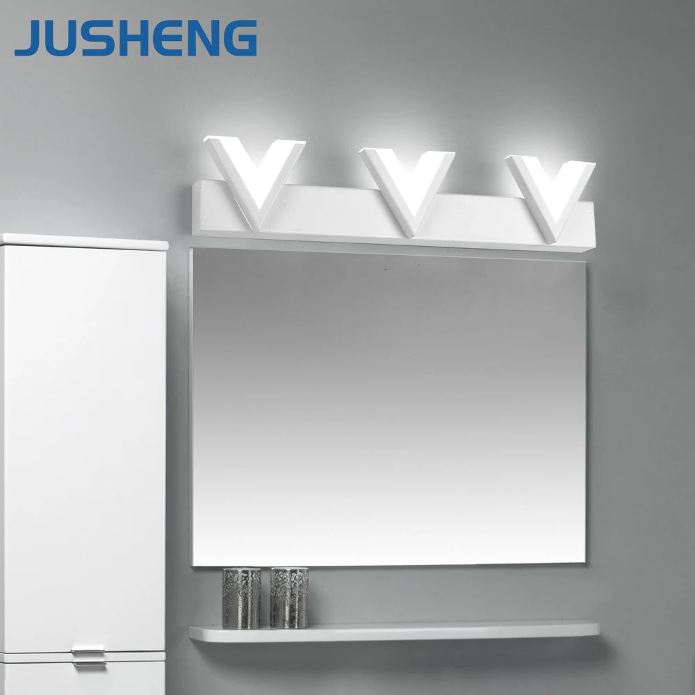 JUSHENG V shape Белый светодиодный крепеж для настенных светильников Современный топ
