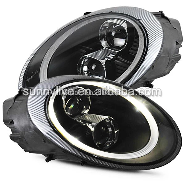 Для Porsche 997 2005-2008 LED головной lampyear черный Корпус SN