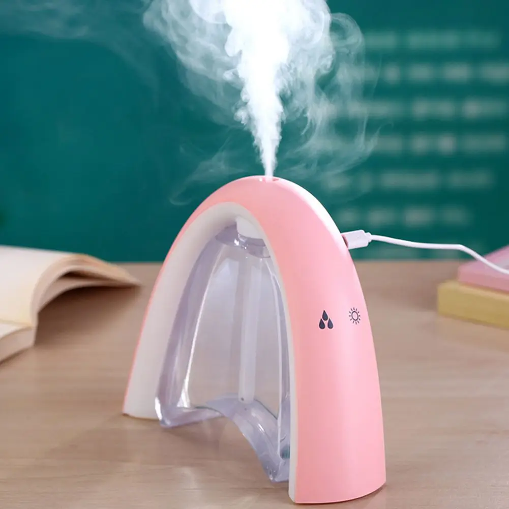 400ML Rainbow Air Ultrasonic Humidifier with LED Lamp Diffuser Air