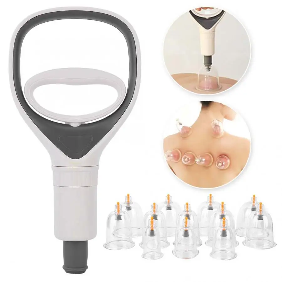 

12pcs / Set Vacuum Glass Cups Chinese Medical Cupping Therapy Health Care Massage Tool Kit v