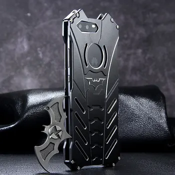 

R-JUST For Huawei P30 Pro 20 lite HONOR 20i 20s 10 8x v10 v20 V9 9 9i case cover Metal Aluminum Luxury Tough Batman Armor