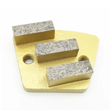 Trapezoid Metal Diamond Concrete Grinding Pad Scraper disc Metal Bond grinder 
