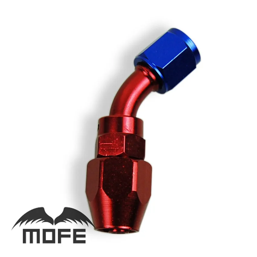 MOFE Aluminium AN8 Fittings Adapter Oil Fuel Reusable Fitting Hose End 4 Degree For BMW E36 M3