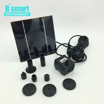 

Free shipping JT-180-1.4W 200L/H Mini DC Brushless Solar Fountain Water Pump Landscape Fountain Immersible Pump Bringsmart