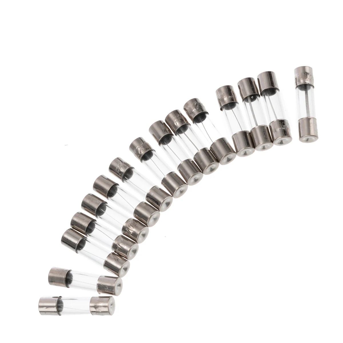 150Pcs Fast-Blow Fuses 5x20mm Quick Blow Glass Tube Fuse Assorted Kit 0.1A 0.2A 0.5A 1A 2A 3A 4A 5A 6A 8A 10A 15A 20A 25A 30A