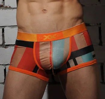 

New Sexy Men's Colorful Bottom Shorts Underwear Men Backless Boxers