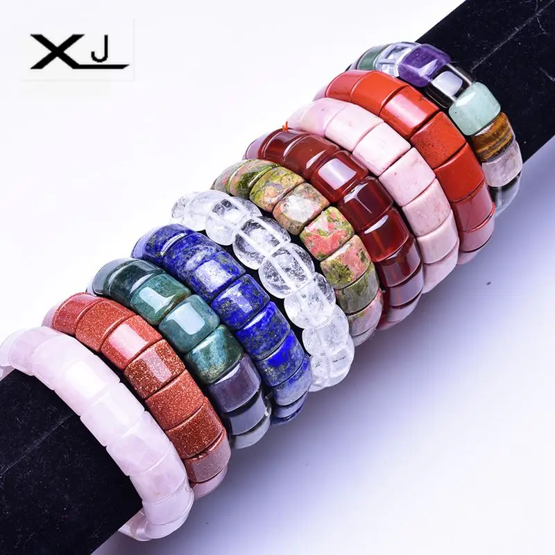 

XIN JIAO Natural Stone Bracelet Jewelry Handmade Natural Stone Beads Bracelet Man's Bracelets Creative Gifts