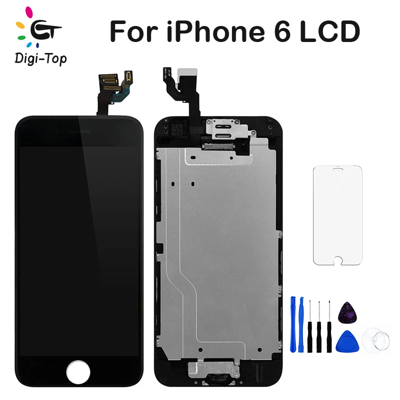 

For iPhone 6 6S 7 LCD Full Assembly Complete Display For iPhone 6 6s 100% With 3D Touch Screen Camera+Button AAA+++ Replacement