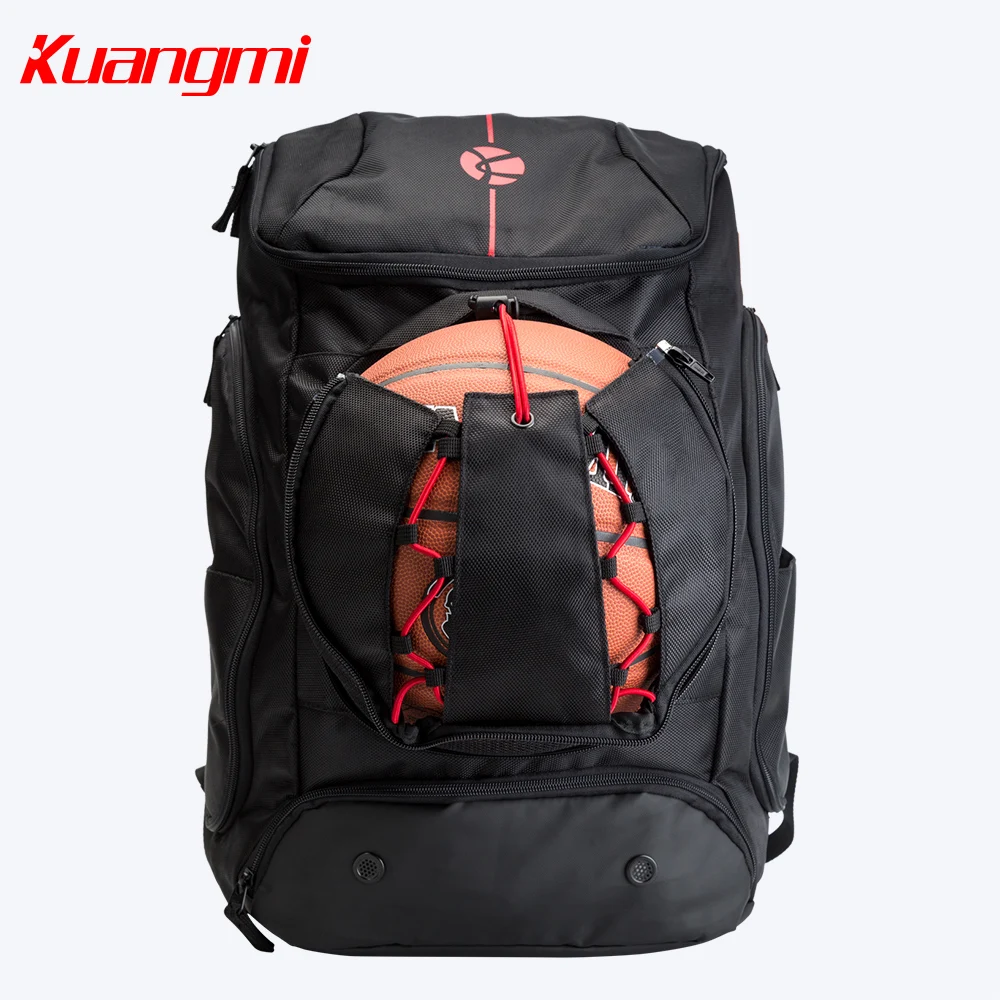 Online Kuangmi bolsa de fútbol de baloncesto 42 L 30 L bolsas de entrenamiento mochila traje para hombre mujeres y adolescentes