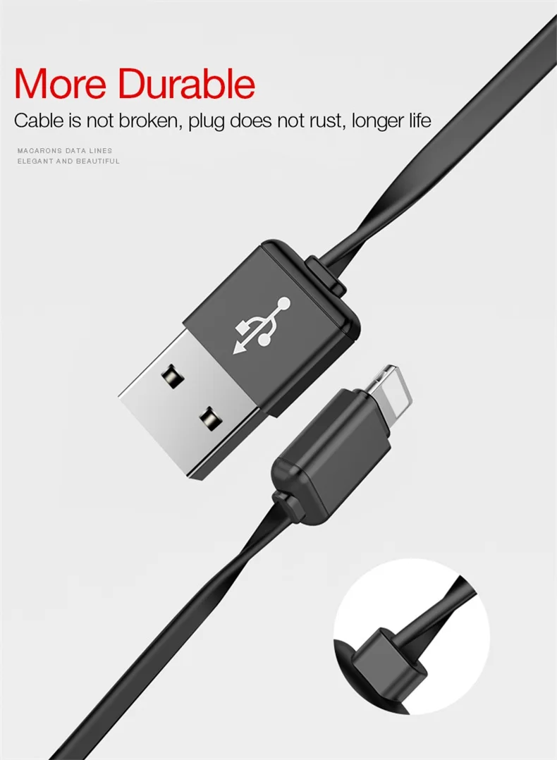 USB Cable for iphone Xs Max Xr X 8 7 6S Plus  (7)