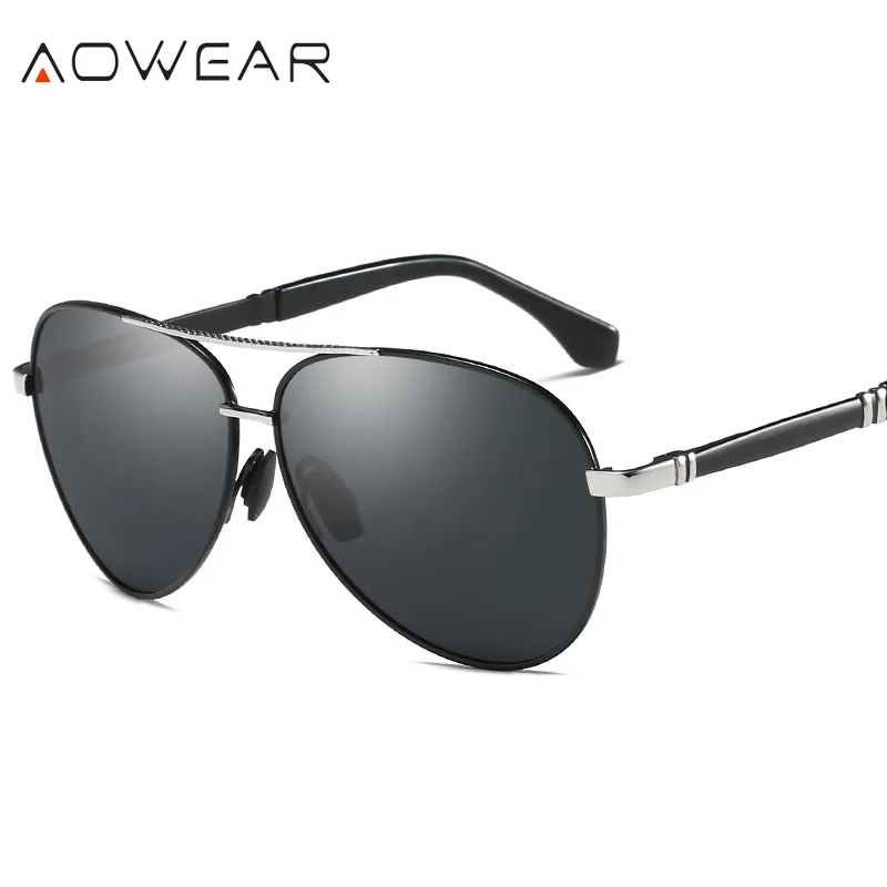 AOWEAR HD классические несексуальные алюминиевые негабаритные солнцезащитные очки es мужские поляризованные UV400 зеркальные оттенки брендовые дизайнерские женские солнцезащитные очки для вождения