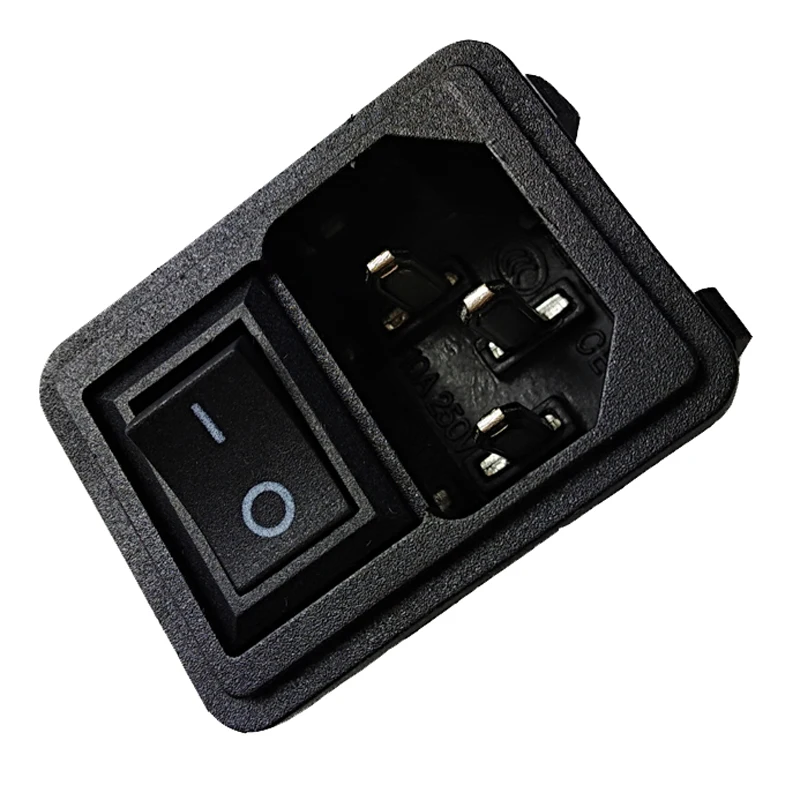 Розетка питания переменного тока IEC320 C14 розетка на входе 250 В 10 А 2 контактный