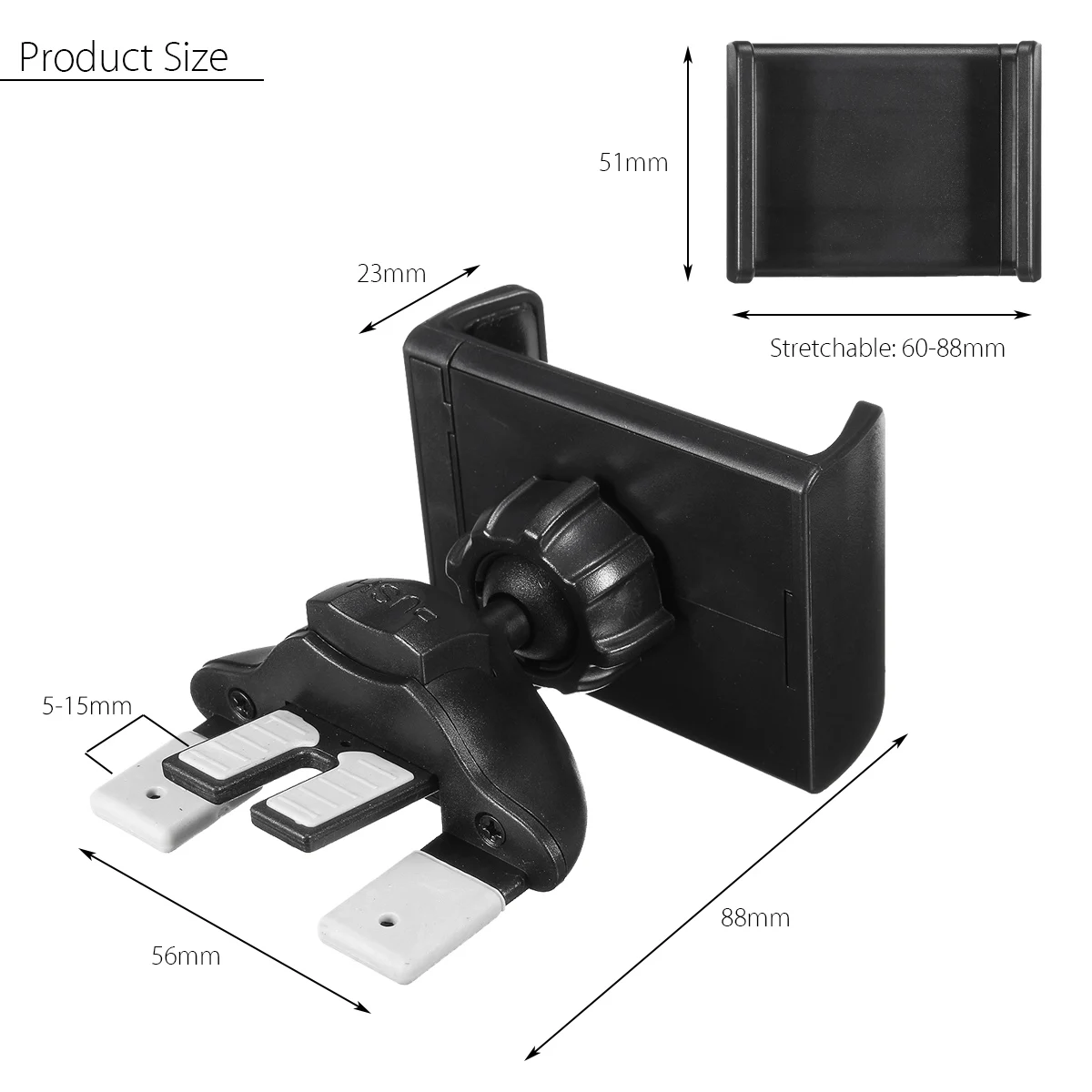  Universal Auto CD Slot-Halter für iPhone für Xiaomi Auto Air Outlet Telefon Halterung Halterung Cra