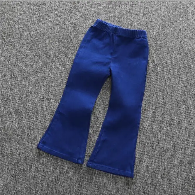 Новые детские леггинсы для девочек эластичные свободные расклешенные брюки для больших девочек штаны для подростков, детские штаны для танцев, джинсы