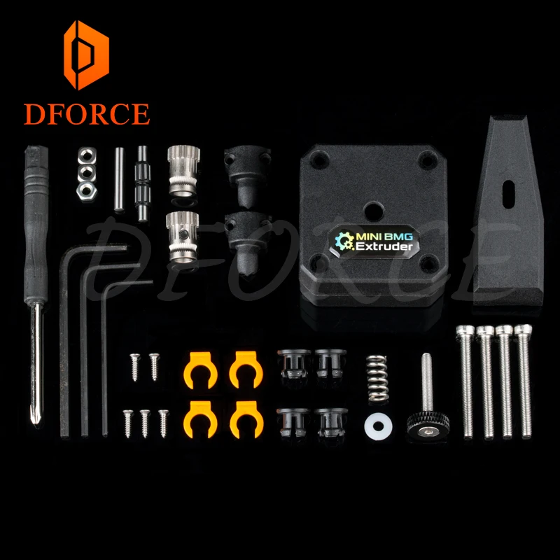 DFORCE мини двойной привод bowden экструдер BMG Bowden для ender3 cr 10 Anet tevo 3D принтер|Детали и