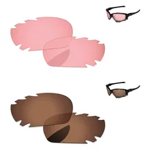 Медные коричневые и хрустальные розовые 2 пары Сменные линзы для Jawbone Солнцезащитные очки с отверстиями рамка UVA и UVB Защита