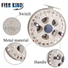 FISH KING Winter Ice Fly Fishing Rod 50/75 CM 2 Sections Fishing Rods With Fishing Wheel Reel  I Gear Tackle ► Photo 3/6