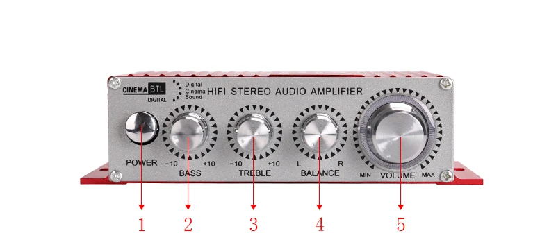 Kinter MA-180 профессиональный мини-усилитель аудио DC12V 2 канала предложение MP3 AUX вход воспроизведение стерео звук управление басовый баланс высоких частот