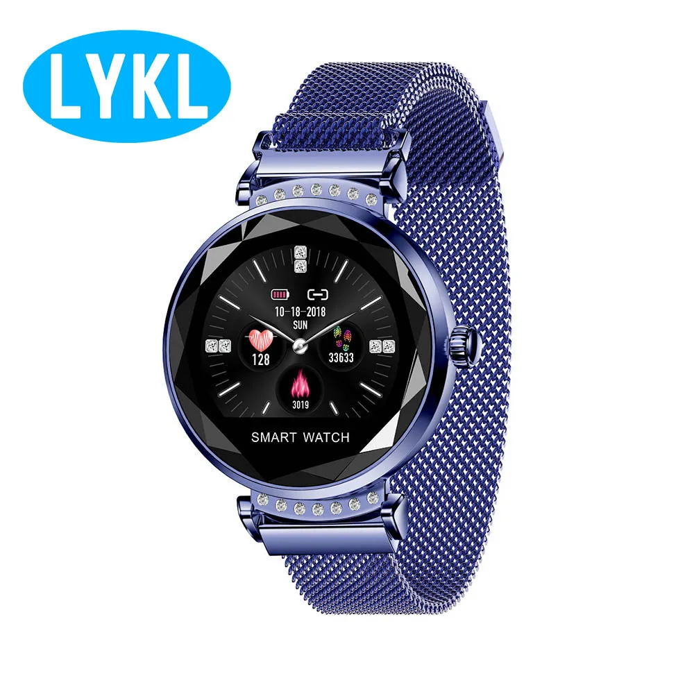 new luxury smart watch H2 bracelet waterproof Bluetooth woman blood pressure fitness tracker heart rate monitor ladies bracelet