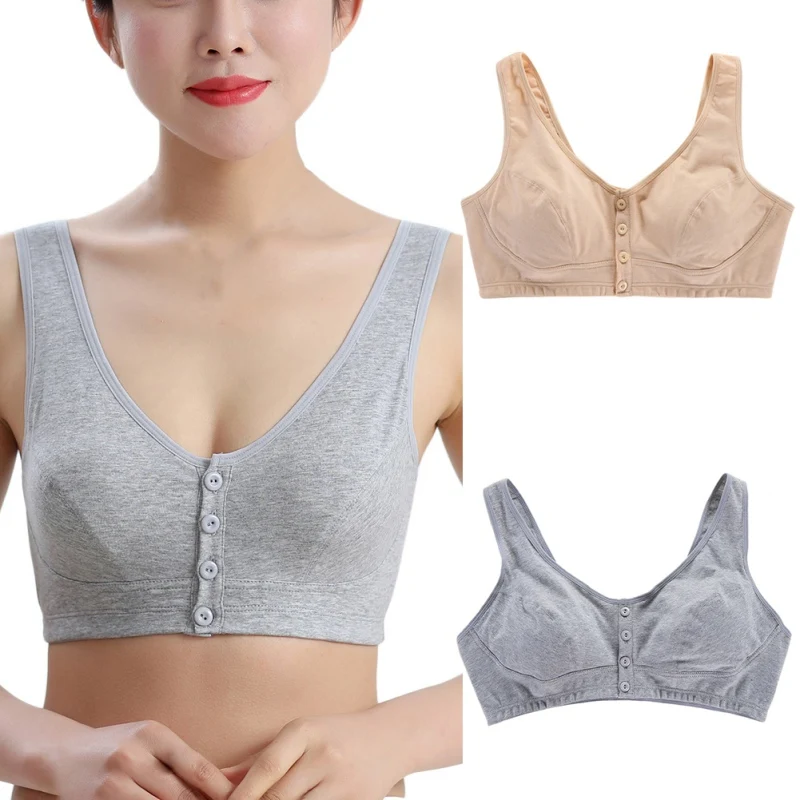 Cotton Maternity Nursing Bra Pregnant Clothes Women Soft Feeding Sleeping Bras Wire Free Breastfeeding Underwear Size 46 44 42