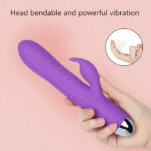 Big Head Bendable Vibrator Av Wand Massager 10 Speeds Stretch Dildo G Spot Vibrator for Woman Clitoris Stimulator Adult Sex Toys