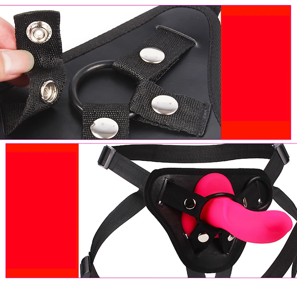 Sex Vibrator For Lesbian Didlo Strap On Harness Vibrating Panties for Woman Sex Bondage Dildo Penis Belt Adult Vibrator