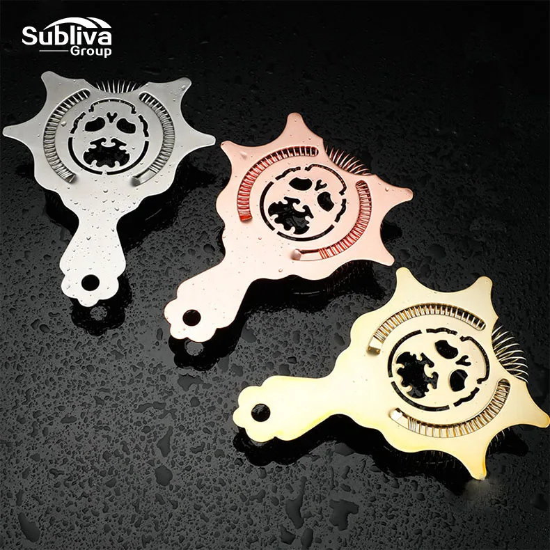 

Stainless Steel Bartender Bar Cocktail Shaker Wine Ice Strainer Bar Percolator Colander Ice Strainer Mixed Barware Kitchen Tool