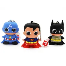 BiNFUL Флешка 8gb 16gb 32gb 64gb супергерой Супермен/Бэтмен/Капитан Америка/Usb флеш-накопитель