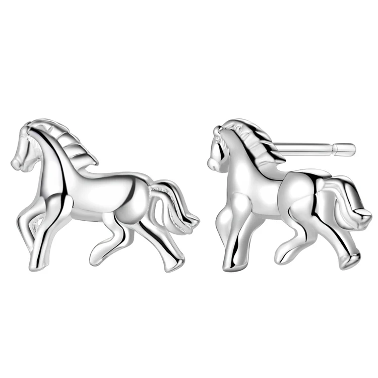 

Fashion Horse Jewelry Silver Earrings Women Earring PR072