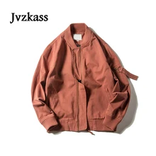 Jvzkass Новая бейсбольная форма Женская весенне-осенняя Студенческая свободная новая куртка-пилот ретро-куртка Z183