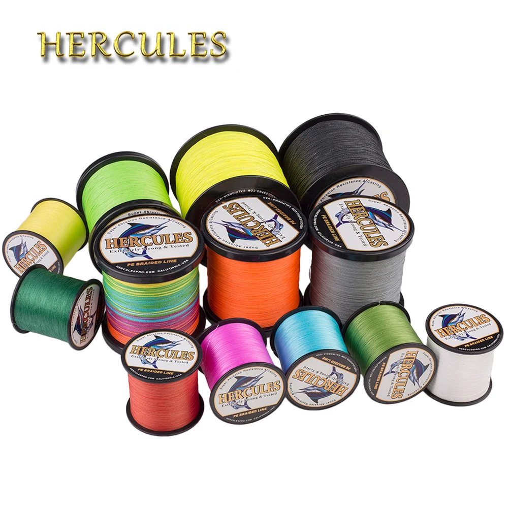 Hercules рыболовный шнур для карпа многонитевая плетеная рыболовная леска ловли в