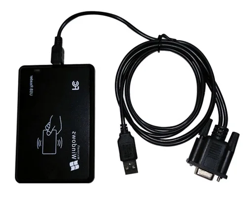 ISO15693 RFID 13.56MHz IC Card Reader Desktop RS232 Inerface Compatible | Безопасность и защита