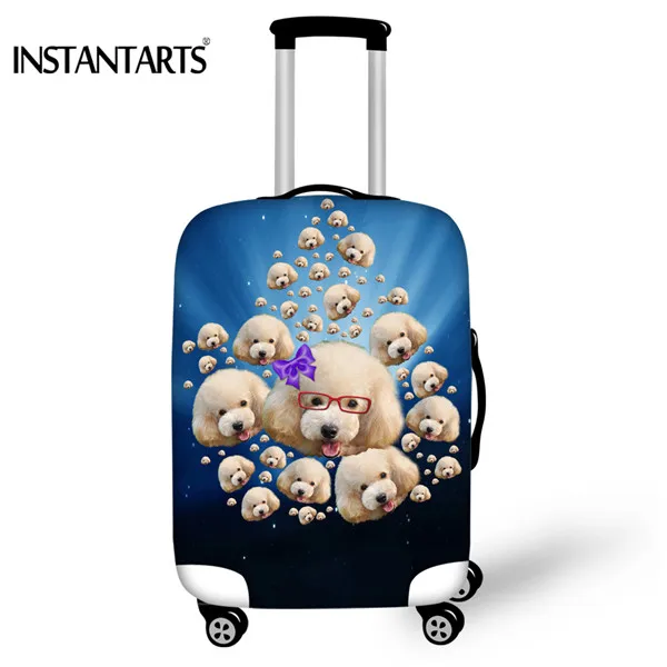 INSTANTARTS золотой ретривер собака печати чемодан защитные чехлы применяются к 18 20 22 24 26 28 30 дюймов чемодан туристические аксессуары - Цвет: CC3308