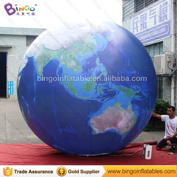 

10 feet lighting inflatable globe balloon for decoration,customized inflatable Earth ball, earth for exhibition-inflatable toy