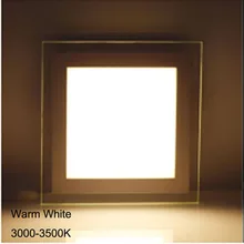 AC 85-265 V 6 W 12 W 18 W Светодиодный потолочный встраиваемый потолочный светильник акриловый квадратный светодиодный светильник