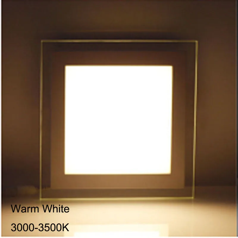 

AC 85-265V 5W / 12W / 18W LED ceiling recessed downlight Acrylic square led panel light