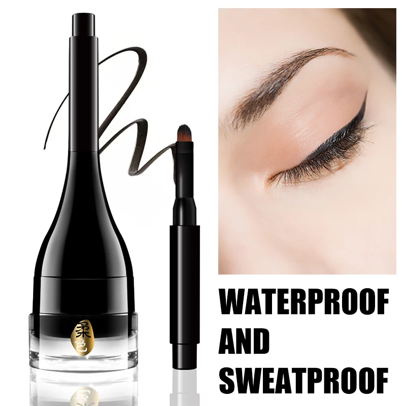 ILISYA Charm водостойкая кремовая подводка для глаз против пота не легко размазывается естественным образом легко окрашивается для начинающих