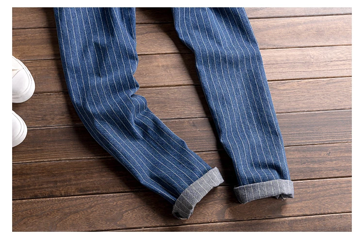 Sokotoo мужские модные джинсовые комбинезоны с принтом в полоску с длинными рукавами и буквами Вышитые комбинезоны комплект джинсов