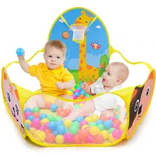 Bébé balle fosses Portable balle piscine pliable mignon océan balle jeu série clôture enfant Sports de plein air éducatif jouet cadeau pour bébé