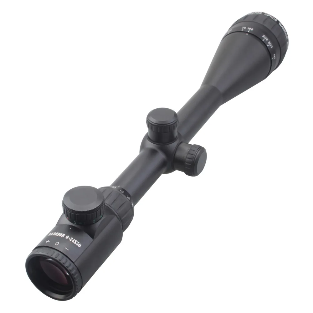 Прицел для охотничьей винтовки Vector Optics Warrior 6 24x50 AOE монотуба 1 дюйм с R14 дальномер