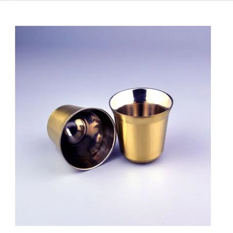 Набор из 2 предметов Nespresso Concentrat Espresso Итальянский кофе нержавеющей стали Nescafe