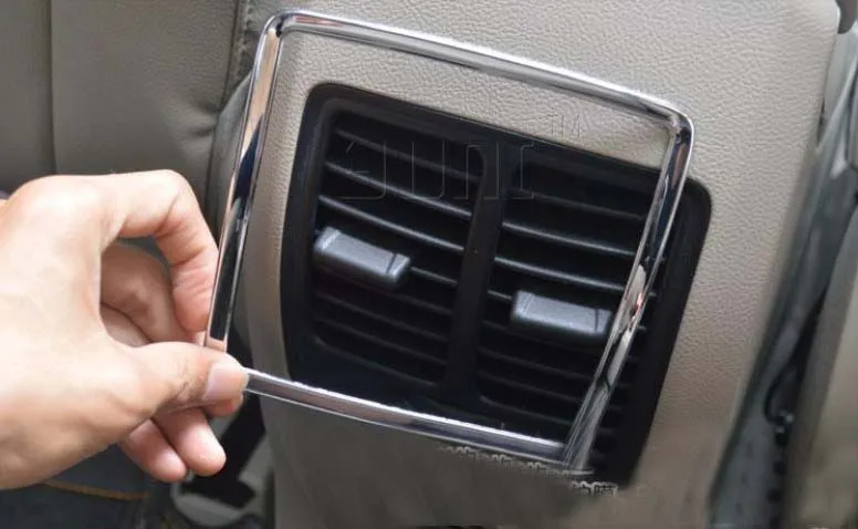 Хромированный подлокотник коробка вентиляционное отверстие Накладка для 2013 FORD Escape kuga