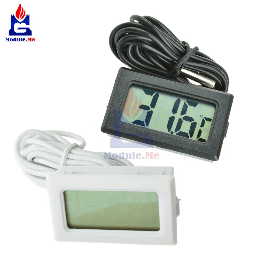 

2M Thermometer TPM-10 LCD Digital Thermometer Temperature Sensor Probe Temperature Meter Diagnostic Thermal Regulator Tool